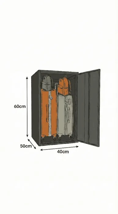 Taquilla mediana L - 60x40x50cm